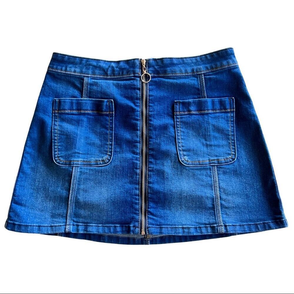 Hollister A-Line Denim Skirt